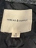Thread & Supply 100% Polyester Plaid Gray Coat Size M - photo 6