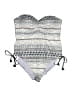 Ambrielle Print Gray One Piece Swimsuit Size 1X - photo 1