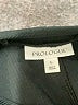 prologue Solid Black Casual Dress Size L - photo 7