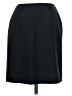 Petite Sophisticate Solid Black Formal Skirt Size 2 (petite) - photo 2