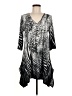 J Valdi Animal Print Silver Casual Dress Size M - photo 1