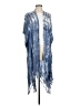 Vince Camuto 100% Viscose Blue Poncho Size M (estimated) - photo 1