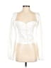 WeWoreWhat White Long Sleeve Blouse Size XS - photo 1