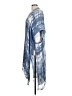 Vince Camuto 100% Viscose Blue Poncho Size M (estimated) - photo 5