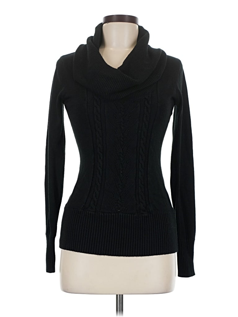 Pre-owned Buffalo By David Bitton Turtleneck Sweater In Black