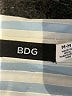 BDG 100% Cotton Stripes Blue Long Sleeve Button-Down Shirt Size M - photo 7