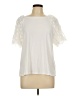 CeCe Ivory Short Sleeve Top Size L - photo 1