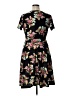 MSBASIC Floral Black Casual Dress Size XL - photo 2