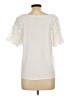 CeCe Ivory Short Sleeve Top Size L - photo 2