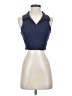 Shein Blue Sleeveless Blouse Size 4 - photo 1