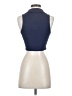 Shein Blue Sleeveless Blouse Size 4 - photo 2