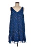 Charles Henry 100% Polyester Stars Blue Cocktail Dress Size M - photo 1