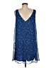 Charles Henry 100% Polyester Stars Blue Cocktail Dress Size M - photo 2