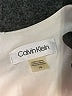 Calvin Klein 100% Polyester Color Block Ivory Cocktail Dress Size 14 - photo 7