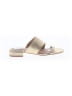 Intentionally ______ 100% Leather Gold Sandals Size 8 - photo 1