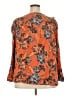 Old Navy 100% Rayon Orange 3/4 Sleeve Blouse Size XXL - photo 2