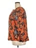 Old Navy 100% Rayon Orange 3/4 Sleeve Blouse Size XXL - photo 5