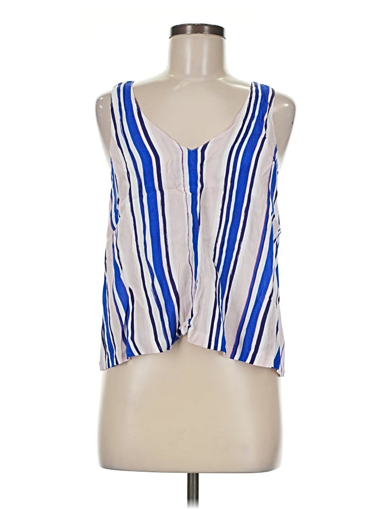 Pre-owned Astr Sleeveless Blouse In Blue