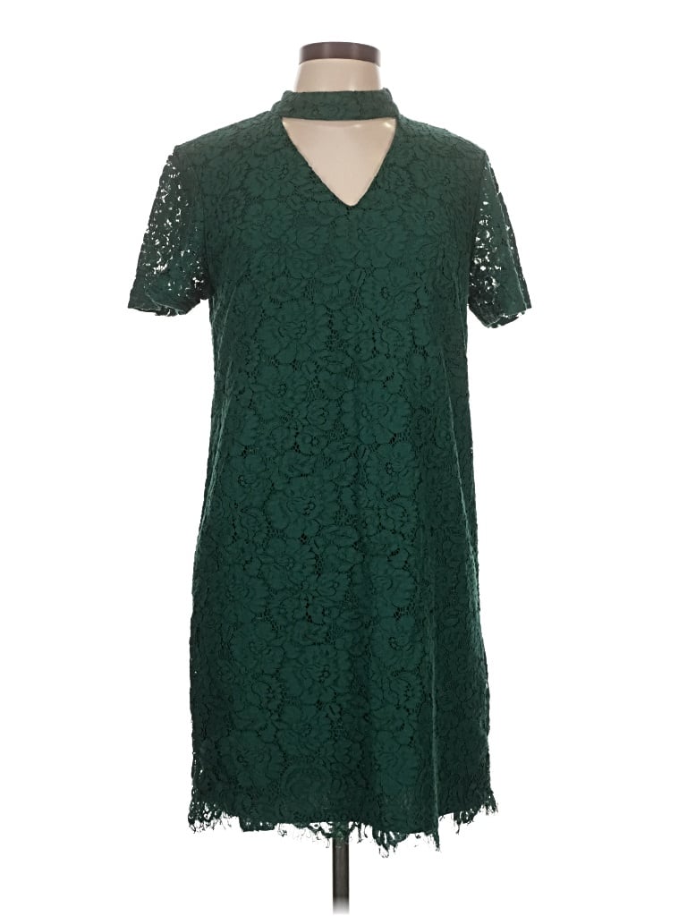Pre-owned Sharagano Cocktail Dress In Green