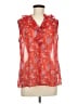 CAbi 100% Polyester Red Sleeveless Blouse Size M - photo 1