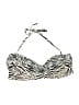 H&M Animal Print Ivory Swimsuit Top Size 14 - photo 1