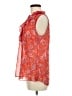 CAbi 100% Polyester Red Sleeveless Blouse Size M - photo 5