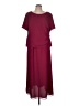 Talbots 100% Polyester Solid Burgundy Casual Dress Size 12W - photo 1