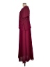 Talbots 100% Polyester Solid Burgundy Casual Dress Size 12W - photo 5