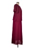 Talbots 100% Polyester Solid Burgundy Casual Dress Size 12W - photo 4
