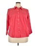 Talbots Red 3/4 Sleeve Button-Down Shirt Size 18 Petite - photo 1
