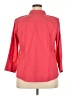 Talbots Red 3/4 Sleeve Button-Down Shirt Size 18 Petite - photo 2