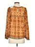 Flying Tomato 100% Polyester Orange Long Sleeve Blouse Size S - photo 2