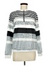Shein Stripes Silver Pullover Sweater Size M - photo 1