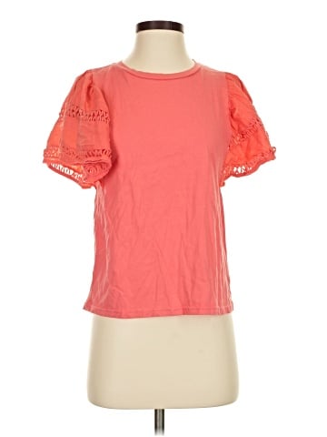 Self Contrast Short Sleeve T-Shirt (view 1)