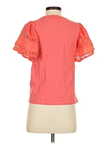 Self Contrast Short Sleeve T-Shirt (view 2)