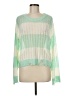 Pol 100% Acrylic Tie-dye Green Pullover Sweater Size M - photo 1