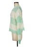 Pol 100% Acrylic Tie-dye Green Pullover Sweater Size M - photo 5