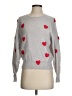 27 miles Hearts Gray Pullover Sweater Size S - photo 1