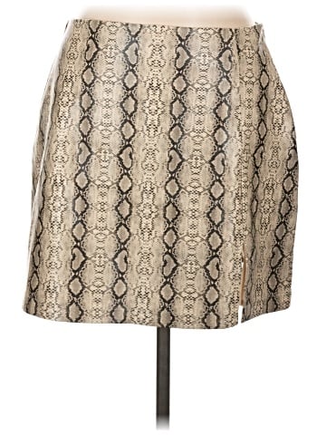 4th and Reckless Faux Leather Skirt (view 1)