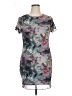 Almost Famous Print Gray Cocktail Dress Size 1X - photo 1