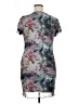 Almost Famous Print Gray Cocktail Dress Size 1X - photo 2