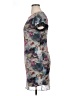 Almost Famous Print Gray Cocktail Dress Size 1X - photo 5