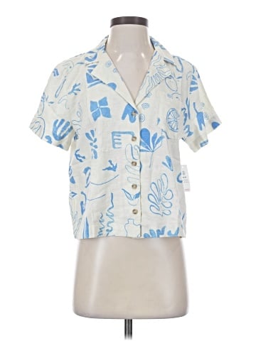Lucky Brand Short Sleeve Blouse (view 1)