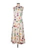 Talbots Print Ivory Cocktail Dress Size 6 - photo 1