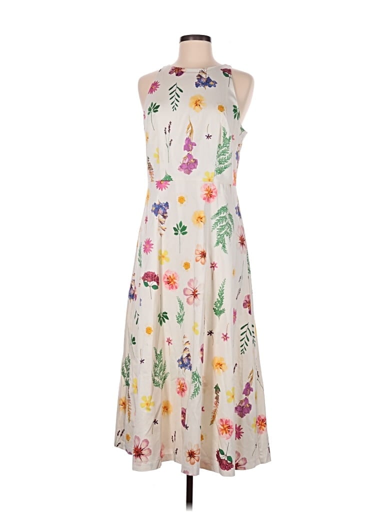 Pre-owned Talbots Cocktail Dress In Ivory