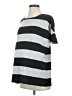 Hatch Stripes Gray Short Sleeve Top Size Sm Maternity (1) - photo 1