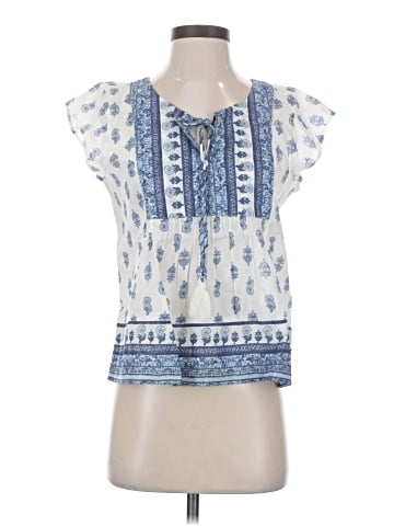 Lucky Brand Short Sleeve Blouse (view 1)