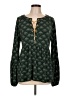 MICHAEL Michael Kors Green Long Sleeve Blouse Size L - photo 1