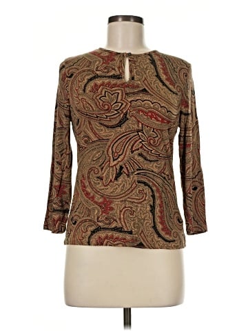 Chaps 3/4 Sleeve Blouse (view 1)
