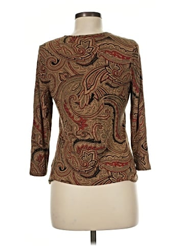 Chaps 3/4 Sleeve Blouse (view 2)